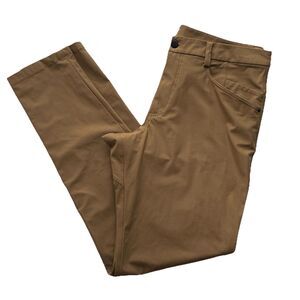Lululemon Mens ABC Slim Fit Performance Pants Chino Commuter Travel Work 36x33